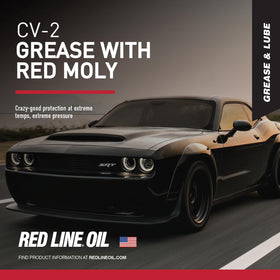Red Line grease texture close-up showing smooth consistency and protection
