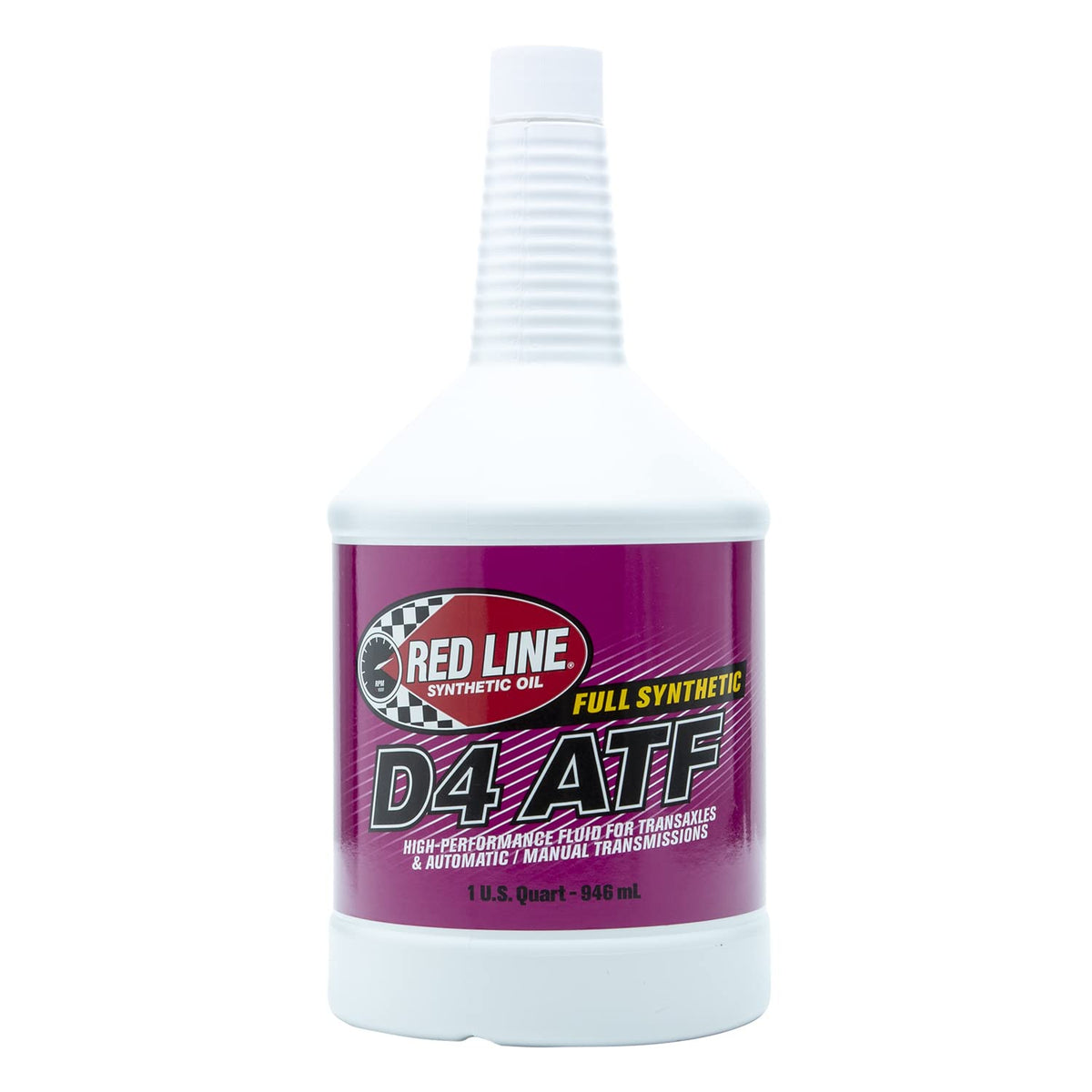 Red Line D4 quart front label showing product and benefits