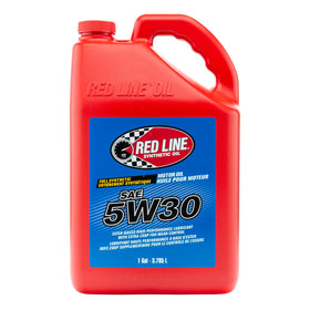 Red Line front label showing product name and SAE benefits for quick identification