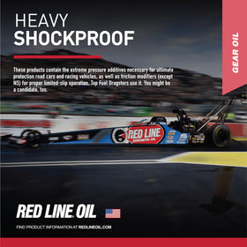Red Line pouring into a differential showing clean application and protection