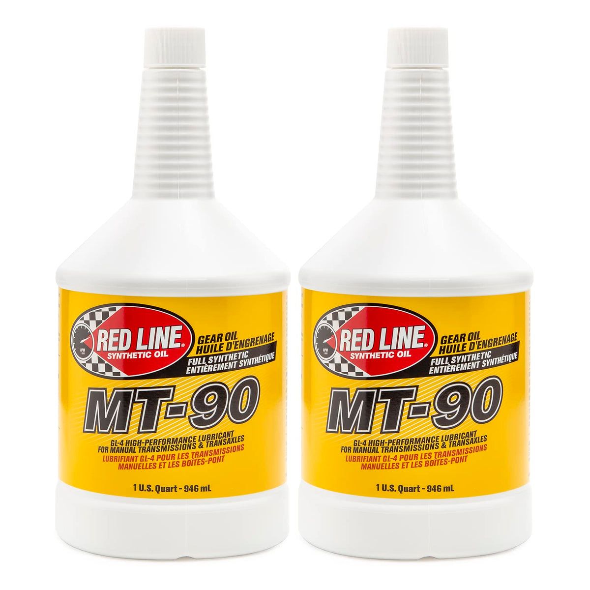 Red Line front label showing product name and benefits for easy identification