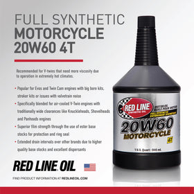 Red Line oil texture pouring to show thick film strength and viscosity