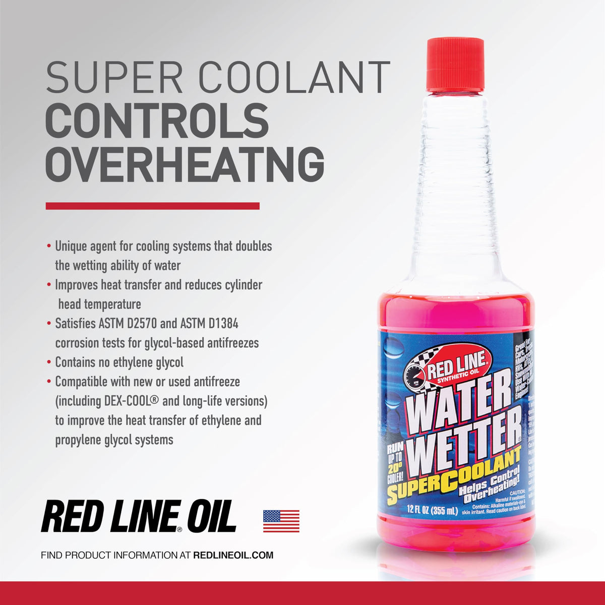 Red Line pouring into radiator to show easy application and improved cooling