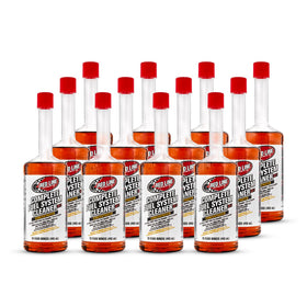 Red Line front label showing product name and volume benefit