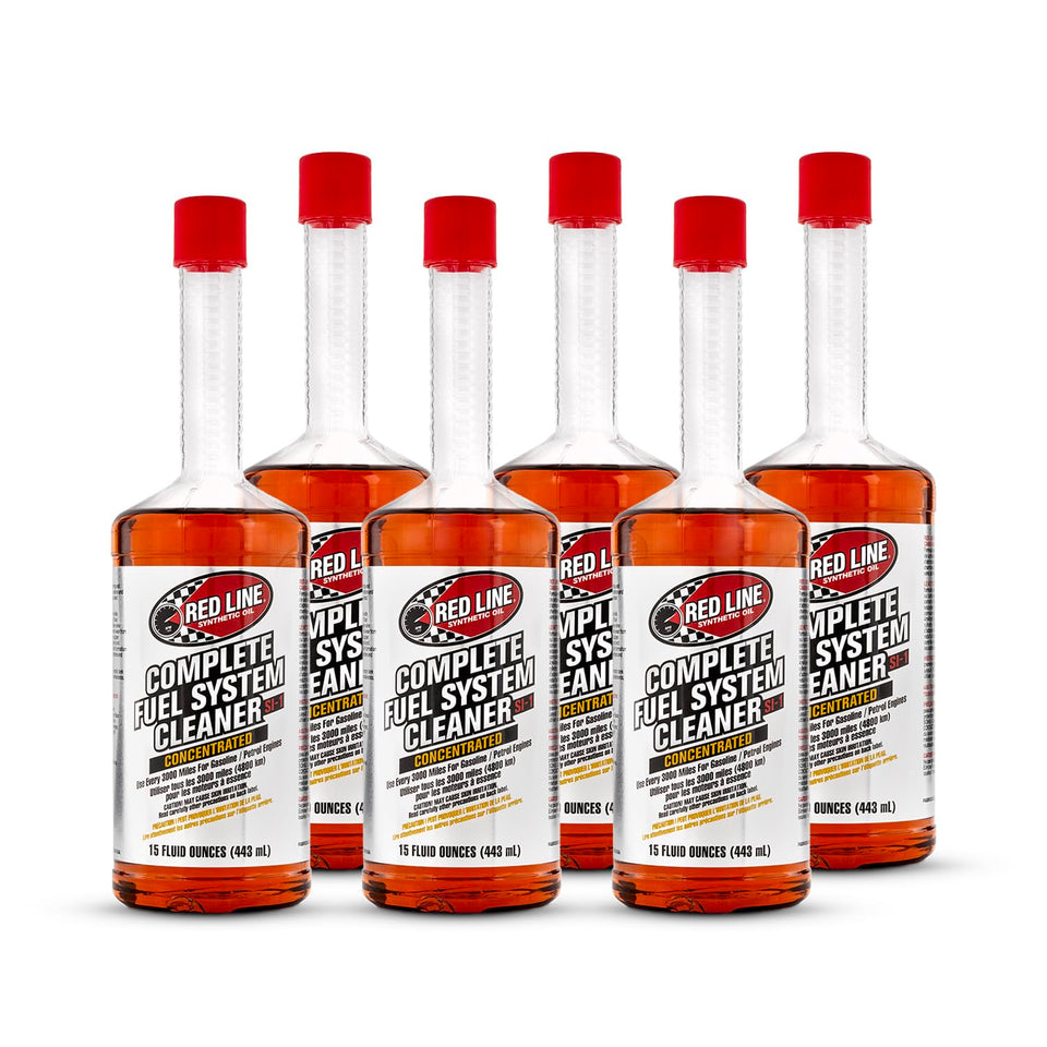 Red Line bottle front packaging showing product identity and benefits