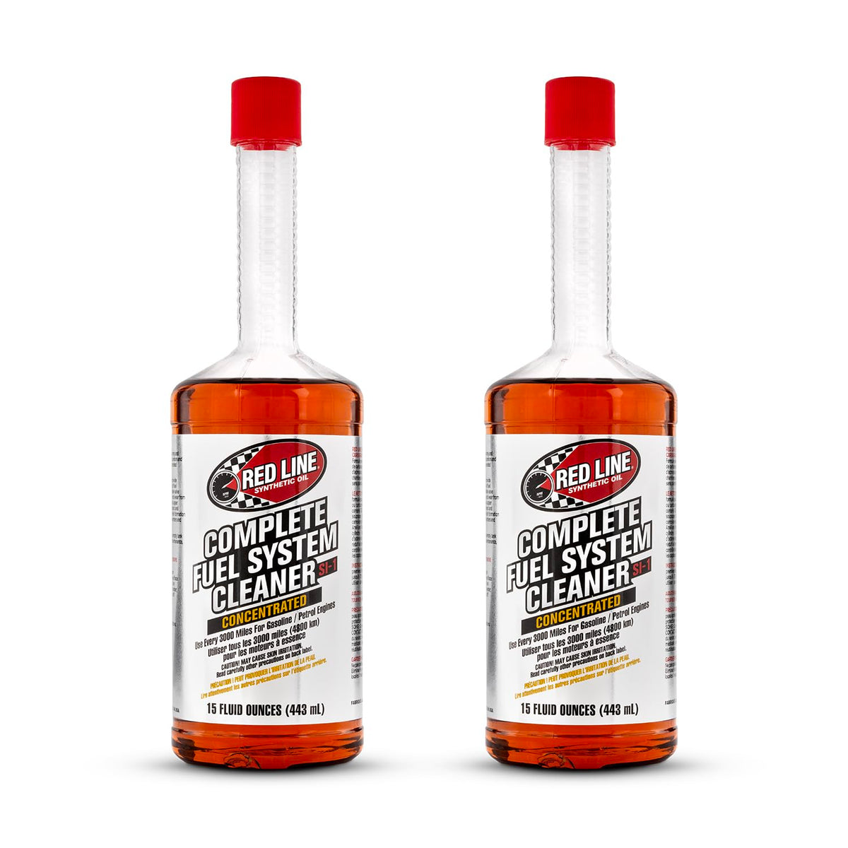 Red Line bottle front packaging showing product name and purpose for easy identification