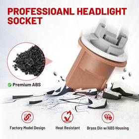RED WOLF ABS housing texture for heat resistance and durable fit