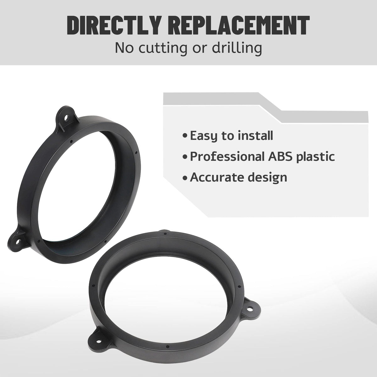 RED WOLF side profile of spacer ring demonstrating thickness and rigid support benefit