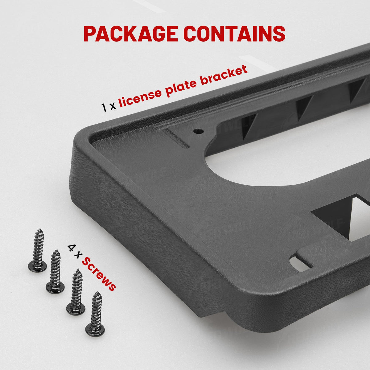 RED WOLF label and part number close-up verifying 9L3Z-17A385-A compatibility