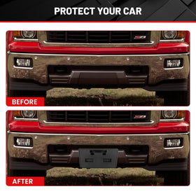 RED WOLF bracket mounted on Silverado showing secure fit and improved appearance