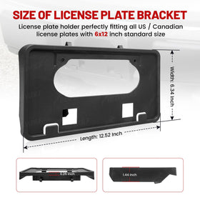 RED WOLF side profile of bracket illustrating precise bumper alignment