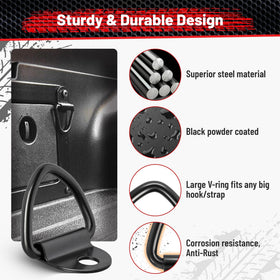 RED WOLF button head screw, washer and nut assembled for secure fastening