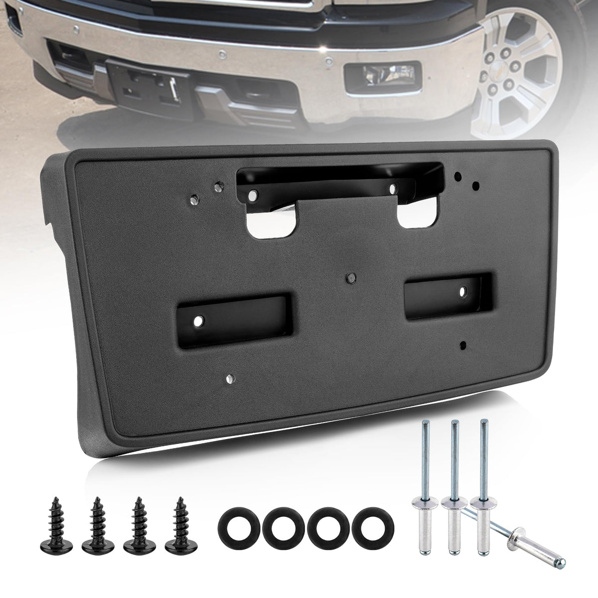 RED WOLF front bracket full view showing clean factory-style finish and durable fit