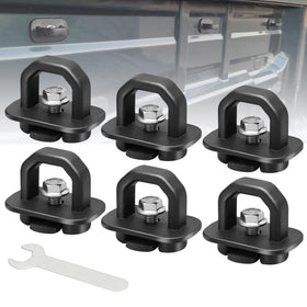 RED WOLF front view of 6-pack anchors showing complete kit and benefit of extra tie points