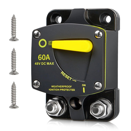 RED WOLF front view showing compact breaker for reliable circuit protection