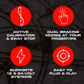 REDARC close‑up of dash dial and lights showing mode selection benefit easy adjustment