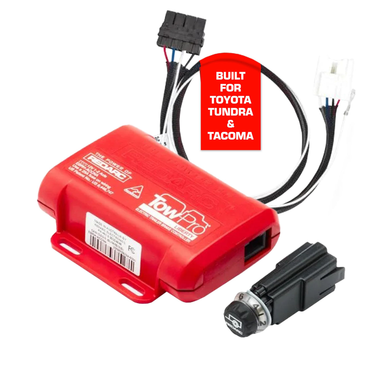 REDARC front view of Tow-Pro Liberty controller showing compact profile and easy control