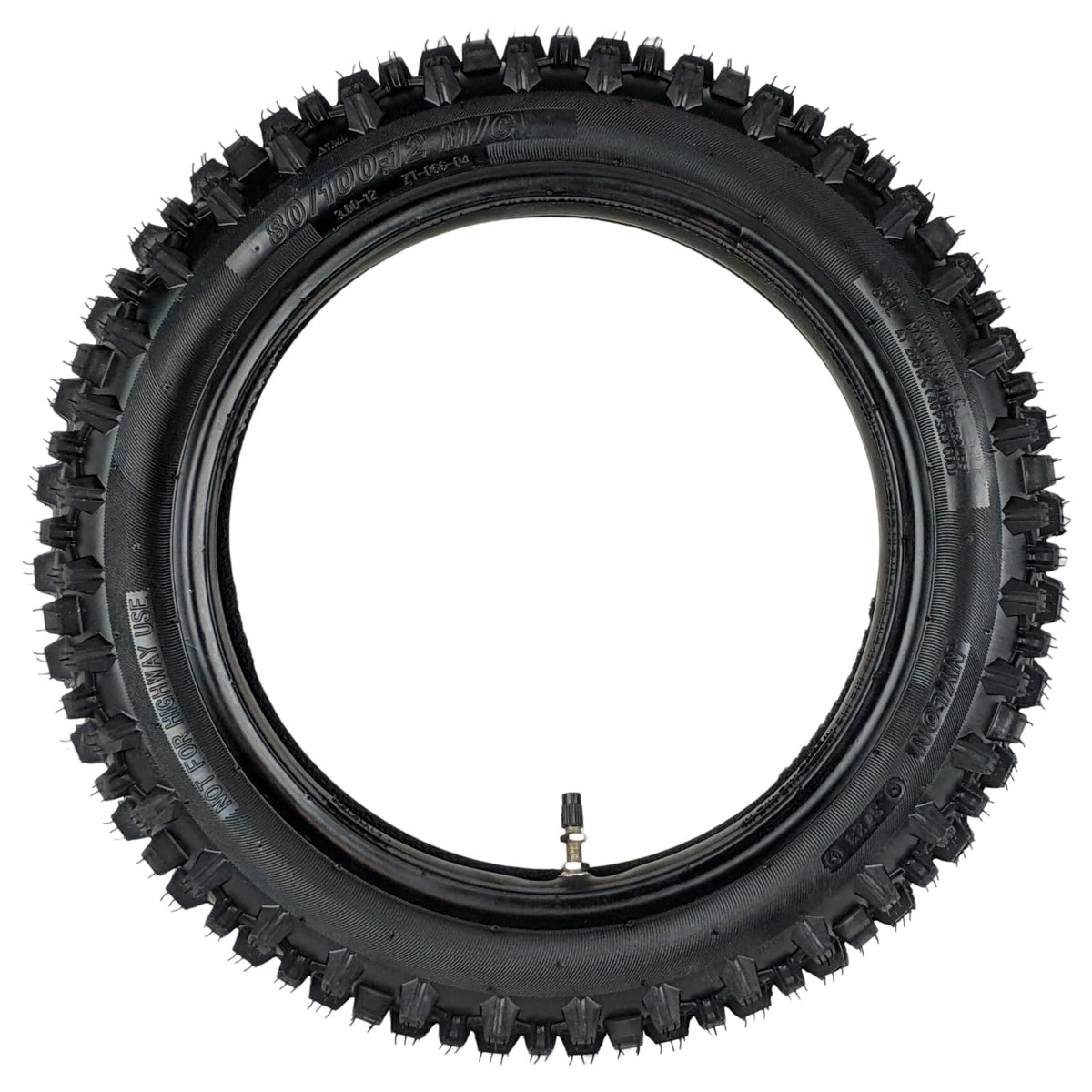 RedCap inner tube valve close-up showing thick butyl material for fewer punctures