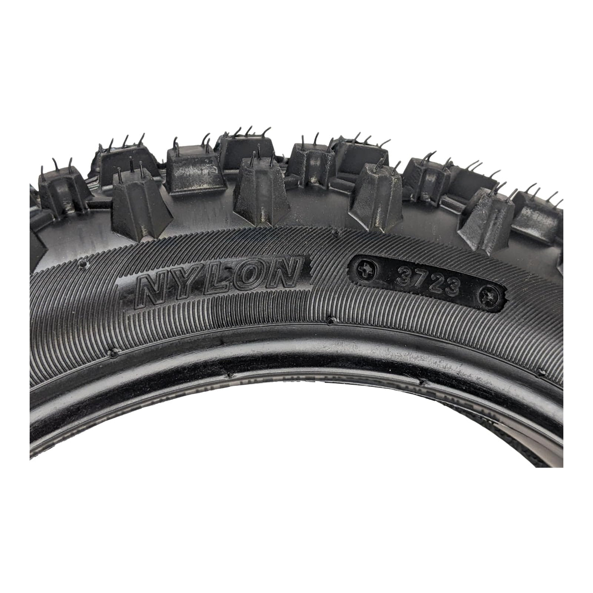 RedCap tire beside ruler illustrating 12-inch scale for accurate sizing