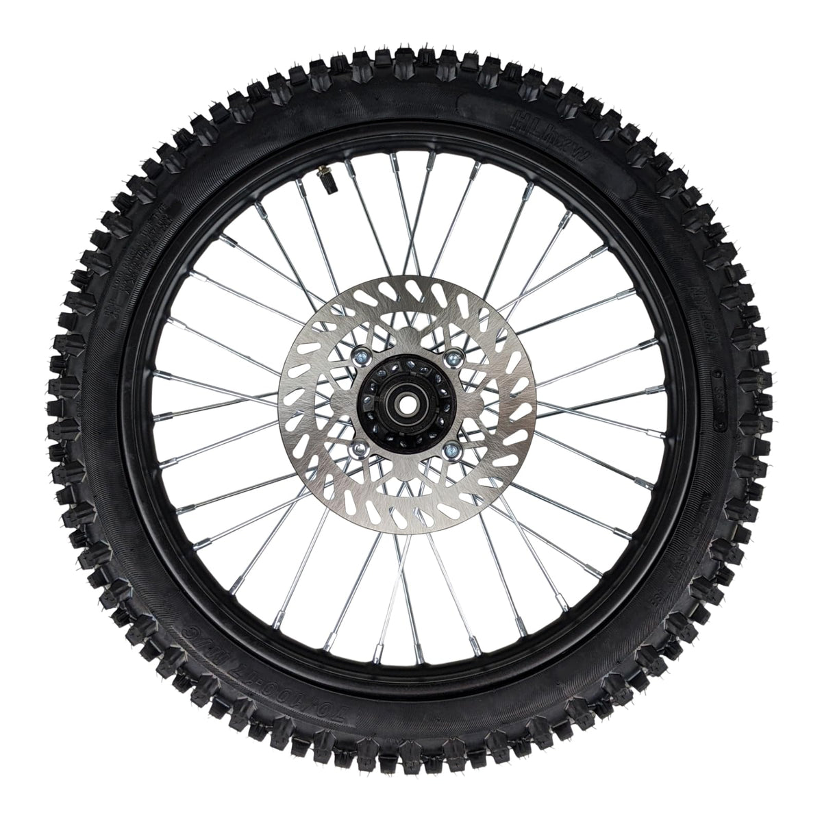 RedCap wheel next to ruler showing accurate 17-inch sizing