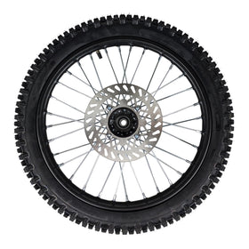 RedCap wheel next to ruler showing accurate 17-inch sizing