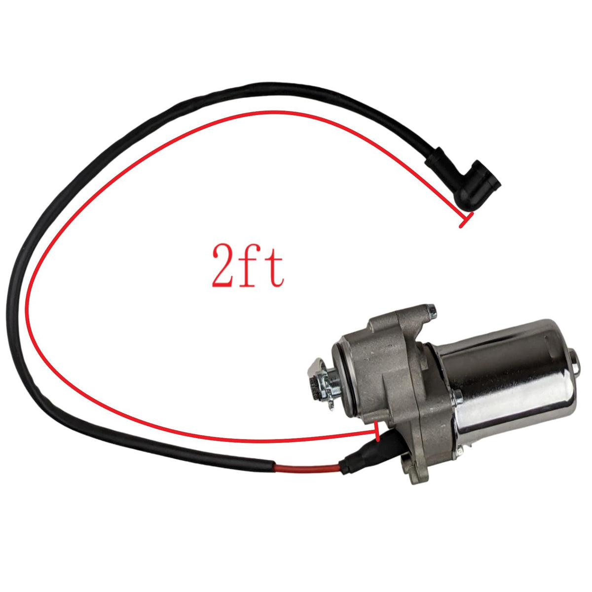 RedCap starter side profile showing 22-spline shaft and durable housing
