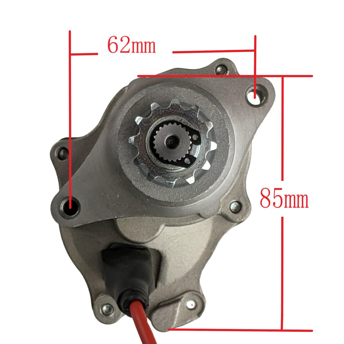 RedCap starter 12-tooth sprocket closeup highlighting reliable engagement