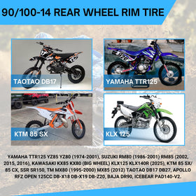 RedCap wheel mounted on a pit bike showing enhanced handling on trails