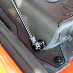 Redline Tuning packaging and warranty card showing included components and 4‑year warranty
