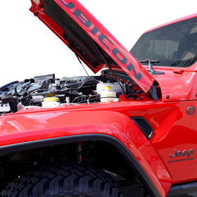 Redline Tuning mounting hardware detail showing corrosion-resistant protection