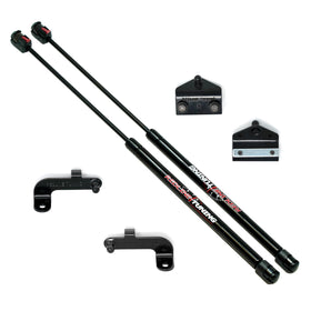 Redline Tuning strut close-up showing smooth lift performance benefit