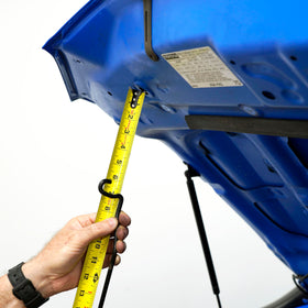 Redline Tuning scale comparison showing 7-inch higher lift for easier engine work