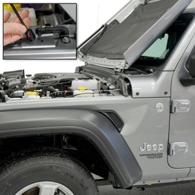 Redline Tuning gas strut end-of-stroke dampening illustrating controlled motion benefit