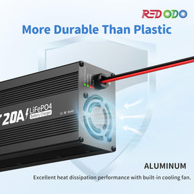 Redodo held in hand for scale demonstrating compact portable design