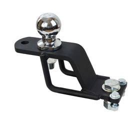 REDTEE front view of adapter showing 2-inch ball and three mounting options benefit versatility