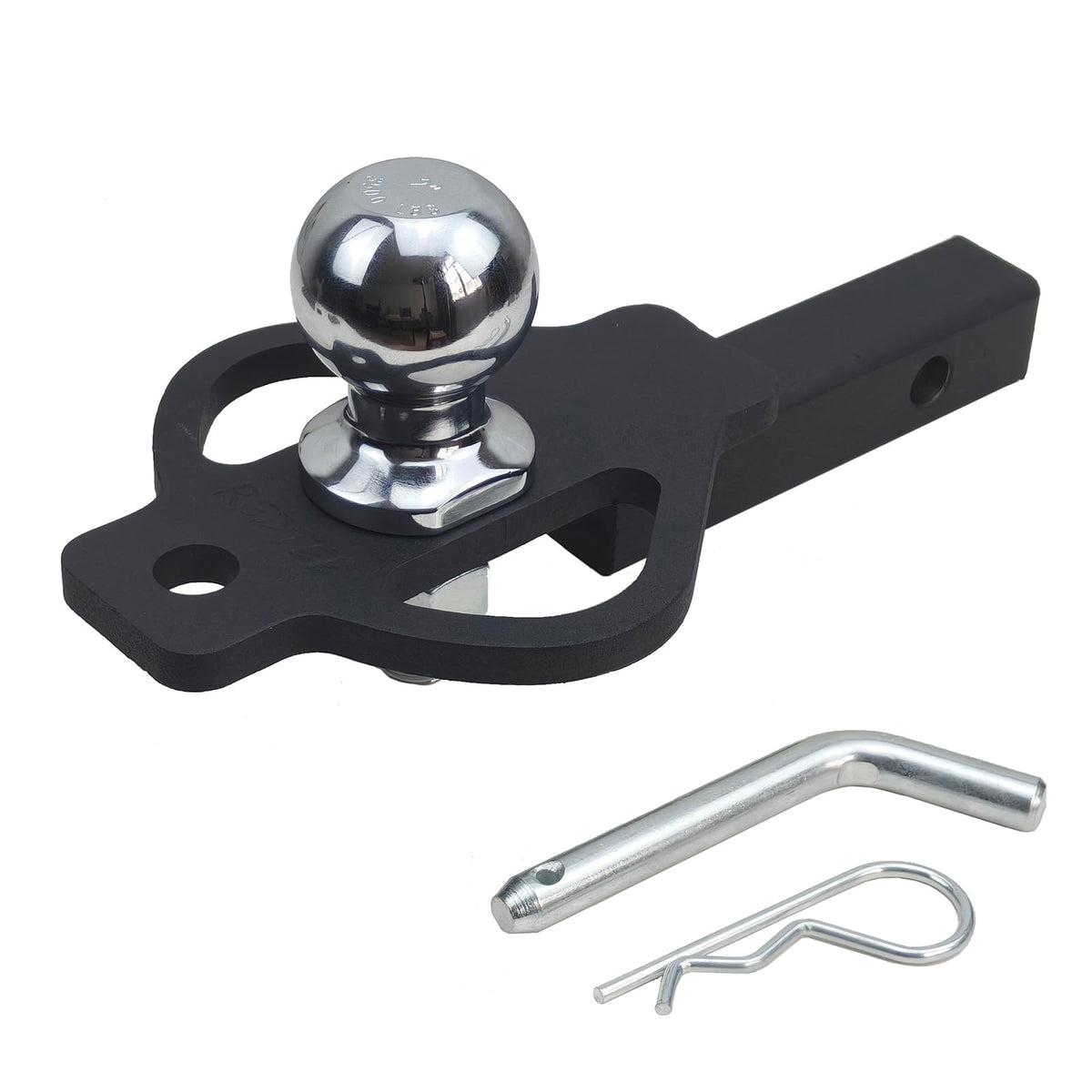 REDTEE front view of ball mount showing overall shape and secure design