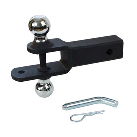 REDTEE hitch front view showing fit and compact form for easy towing