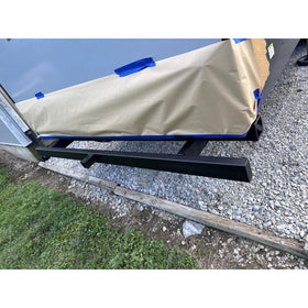 REDTEE welded into bumper in workshop illustrating permanent installation benefit