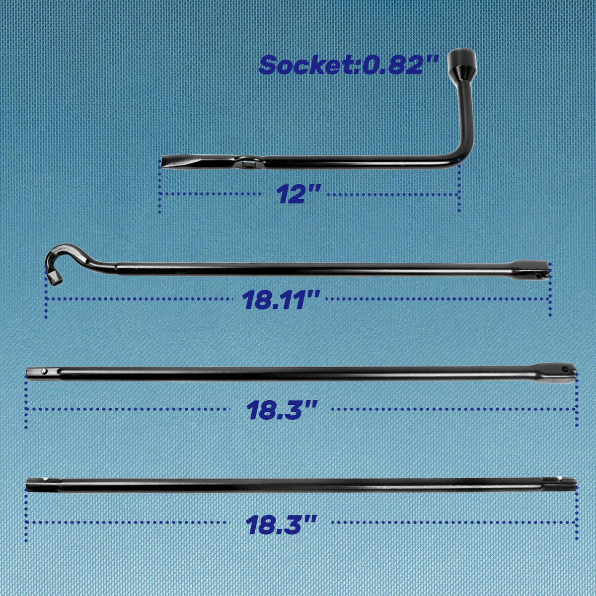 Reeauto hook segment detail demonstrating fit for lowering spare tire winch safely