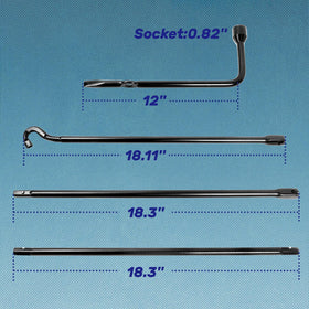 Reeauto hook segment detail demonstrating fit for lowering spare tire winch safely