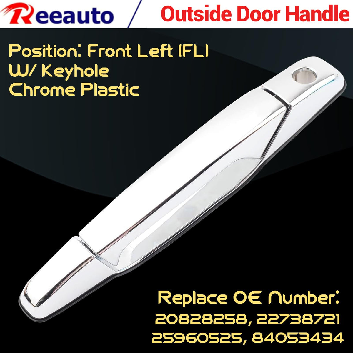 Reeauto rear left handle close-up showing solid construction benefit