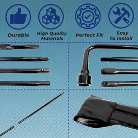 Reeauto tool next to a hand for scale, compact design and easy storage benefit