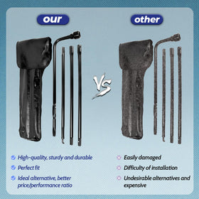 Reeauto tools stored in a vehicle compartment, convenient OEM fit and easy access