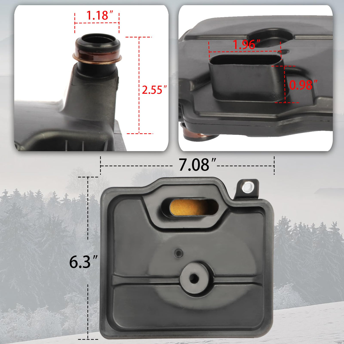 Reeoutdoor filter with pan and magnet showing debris capture benefit during service