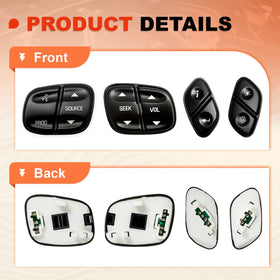 Hand-held scale photo of Reeoutdoor buttons showing compact size and straightforward replacement benefit
