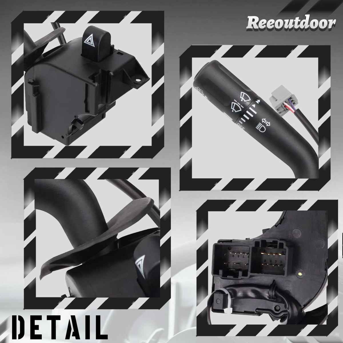 Reeoutdoor detailed lever texture and markings for dependable control