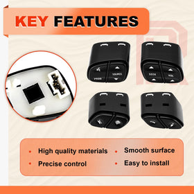 Side profile of Reeoutdoor button showing depth and ergonomic reach benefit