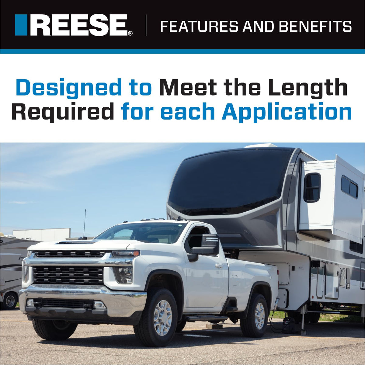 REESE harness next to ruler showing scale and compact design advantage