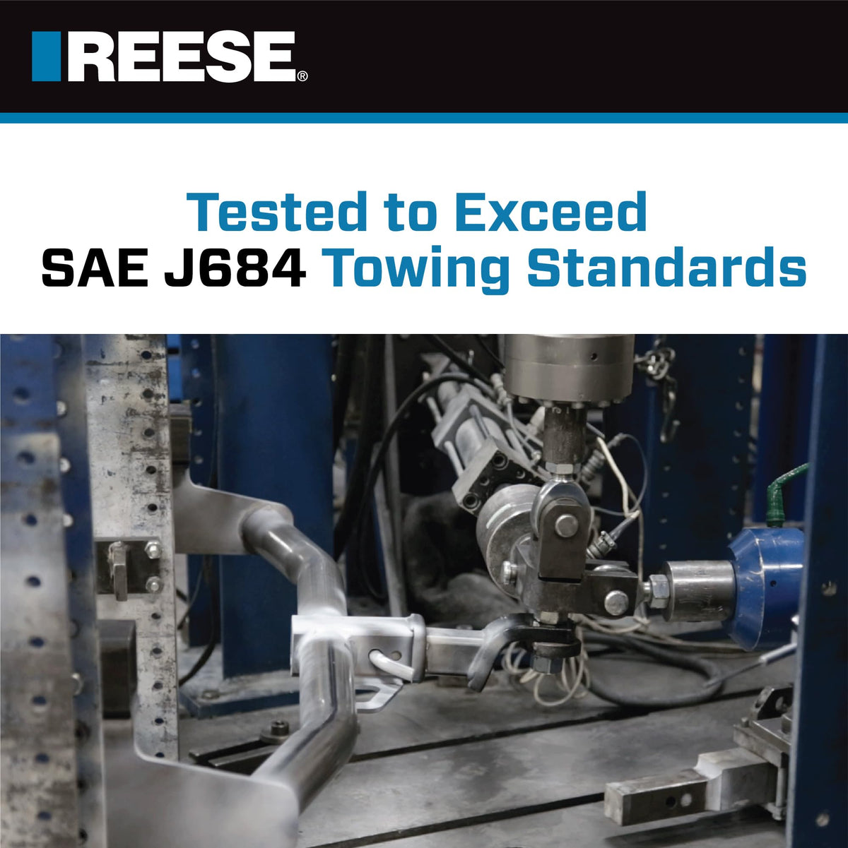 REESE chain stretched with measuring tape showing full 72-inch length for flexible fitment