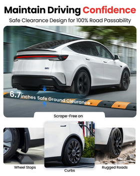 REEVAA mud flap deflecting road spray and protecting paint in rain